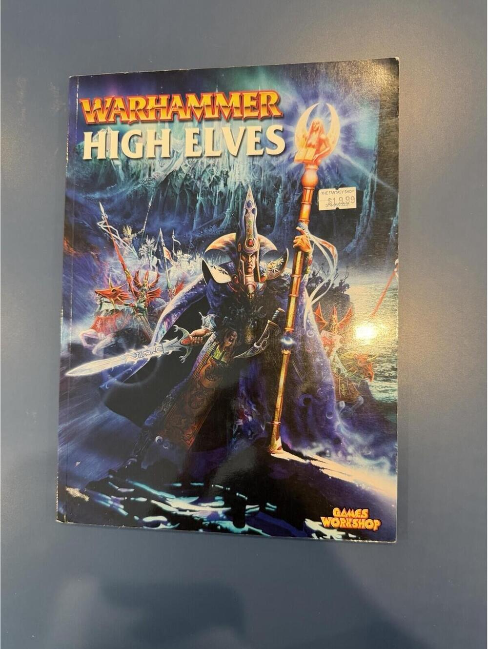 Warhammer High Elves 2002  Soft Cover Never Used